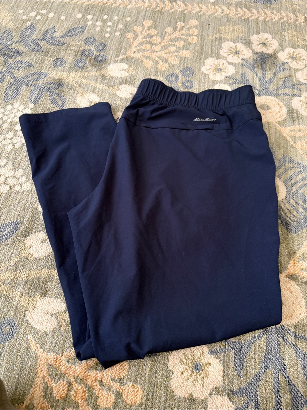 Eddie Bauer Women's Navy Straight-Leg Pants
